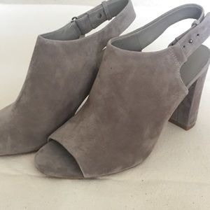 Vince Hartley Slingbacks 6.5 Grey Brown Neutral